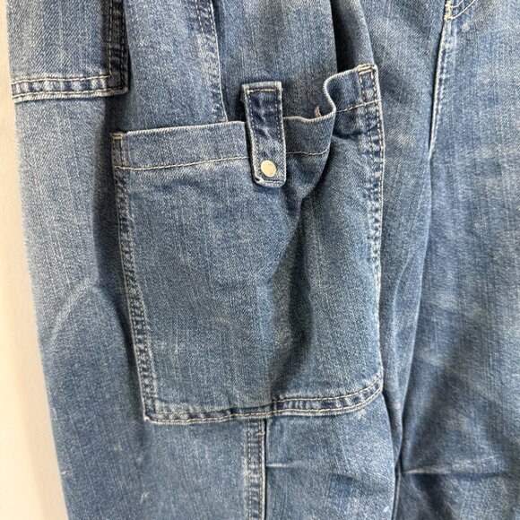 H&M Blue Wide Leg Pants - Picture 5 of 10